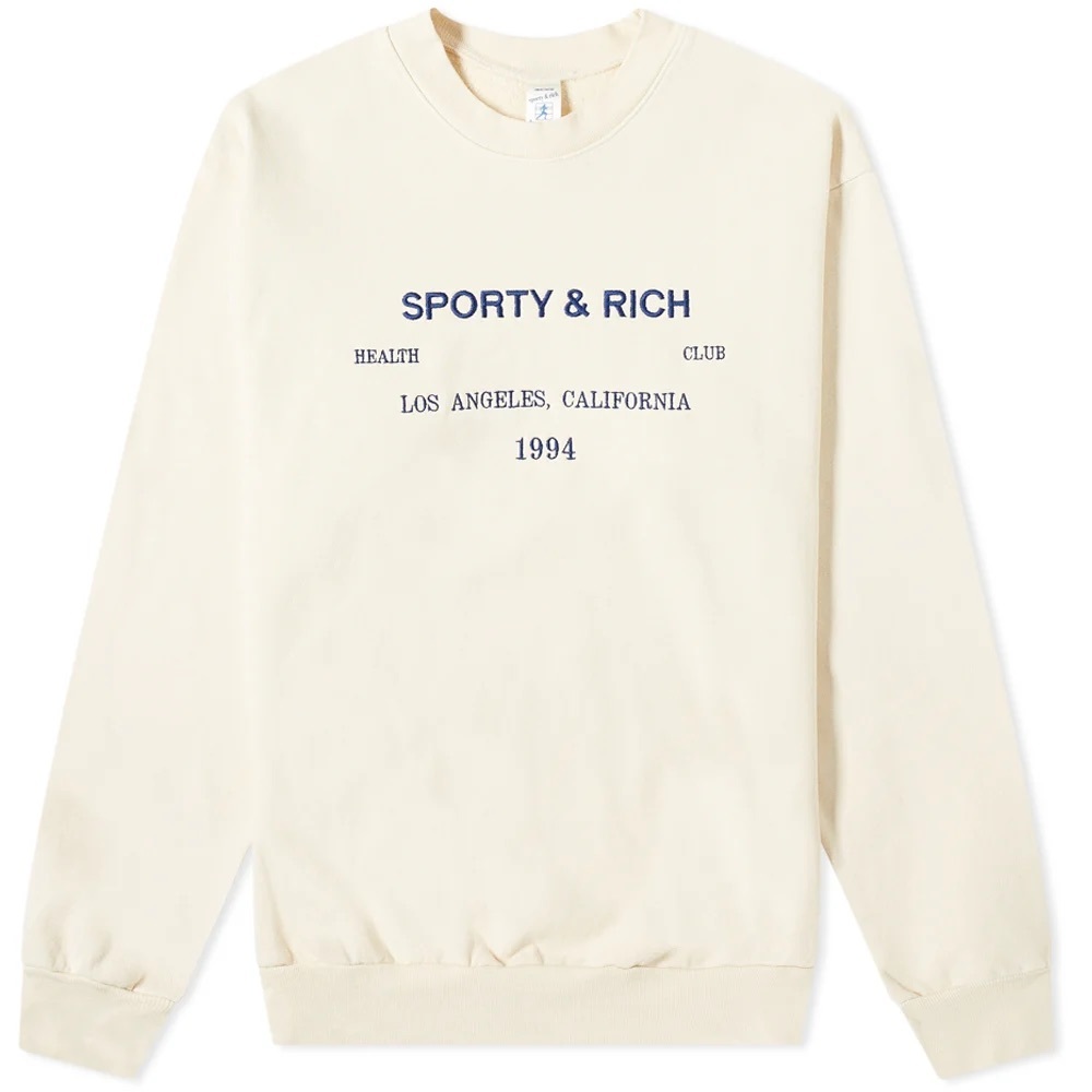 L.A. Health Club Crewneck - Cream